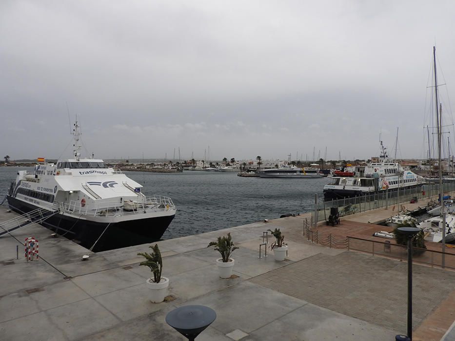 Temporal en Formentera.