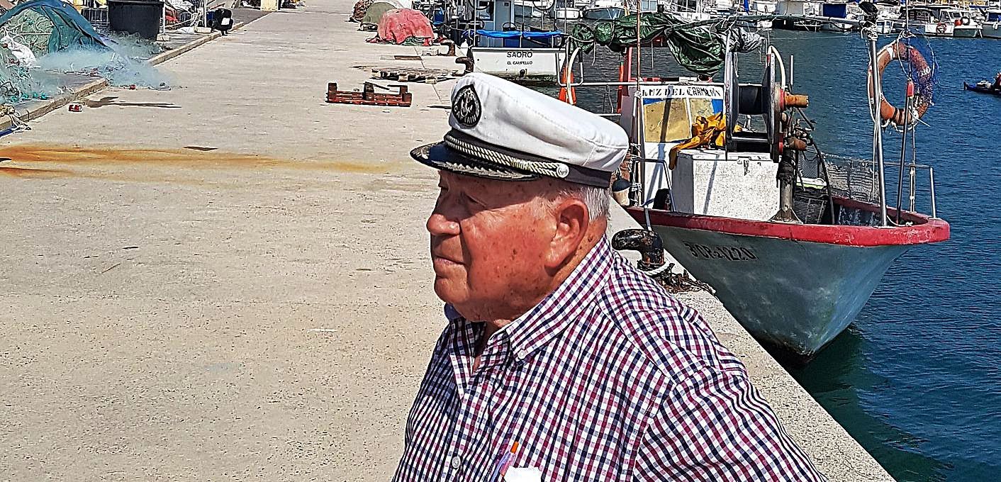 El marinero campellero Rafael Galvañ, de 96 años. | MIRELLA SOLER