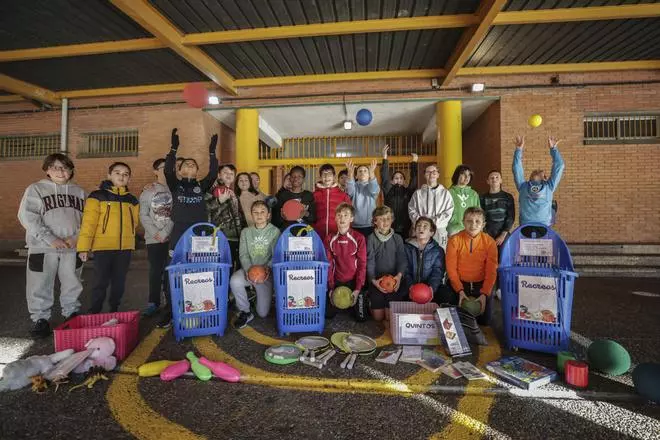 El colegio Novo Mier tiene "frutómetro" y ranking de lectura