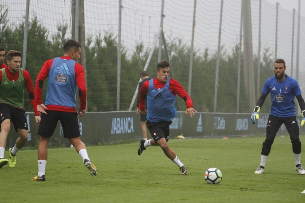 Entrenamiento del Celta en A Madroa