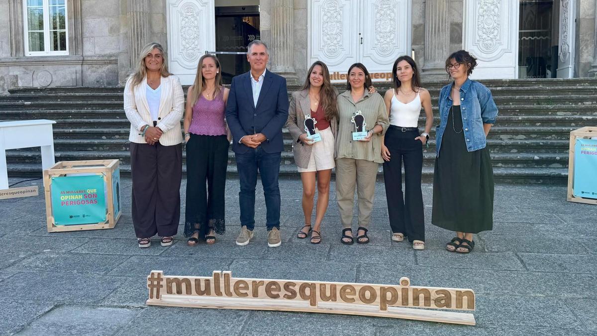 La entrega de premios de #MulleresQueOpinan, en la Diputación Provincial.