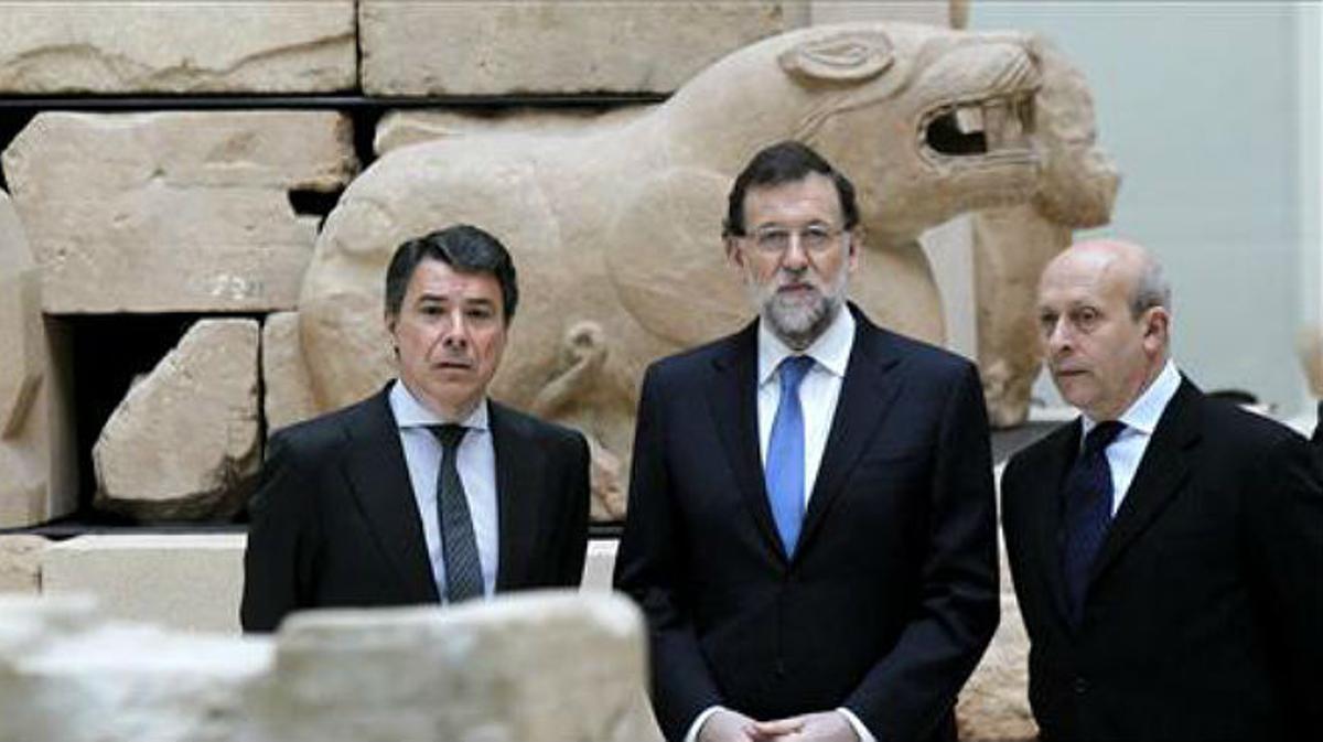 Wert, Ignacio González i Rajoy visiten el nou Museu Arqueològic Nacional