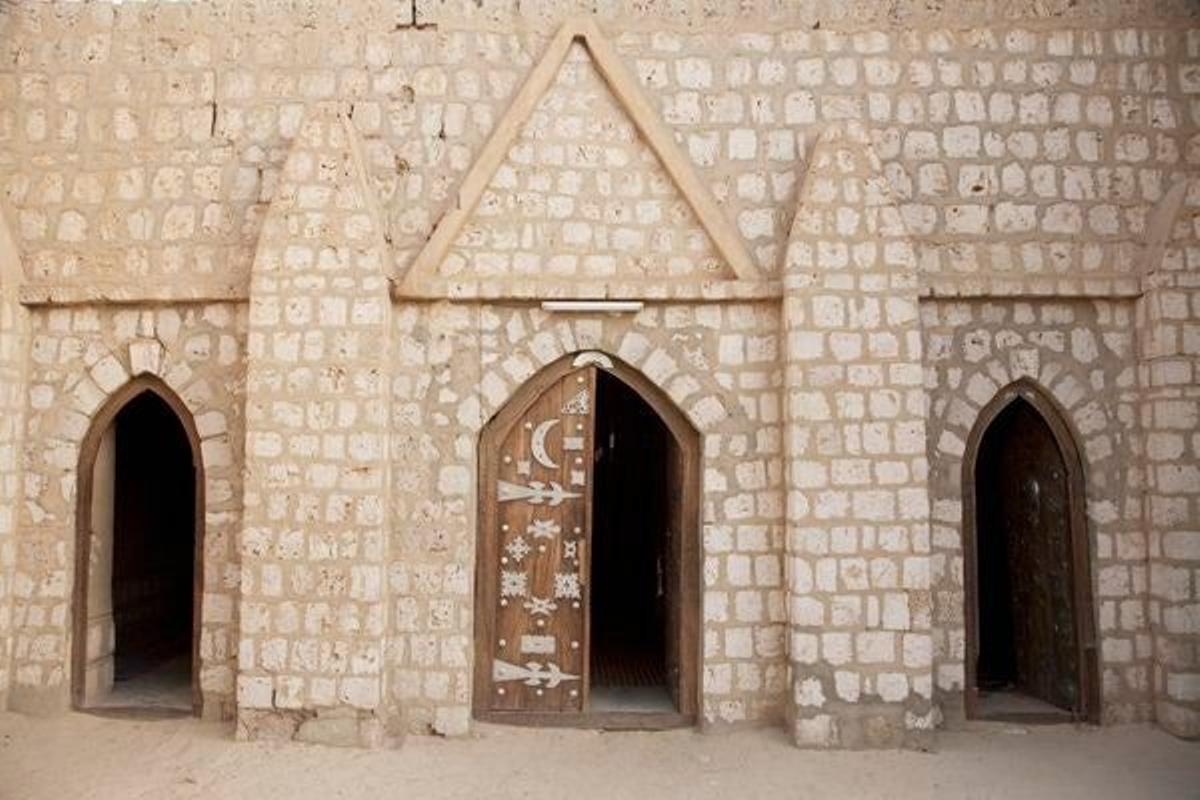 Frontal de la Mezquita de Tombuctú