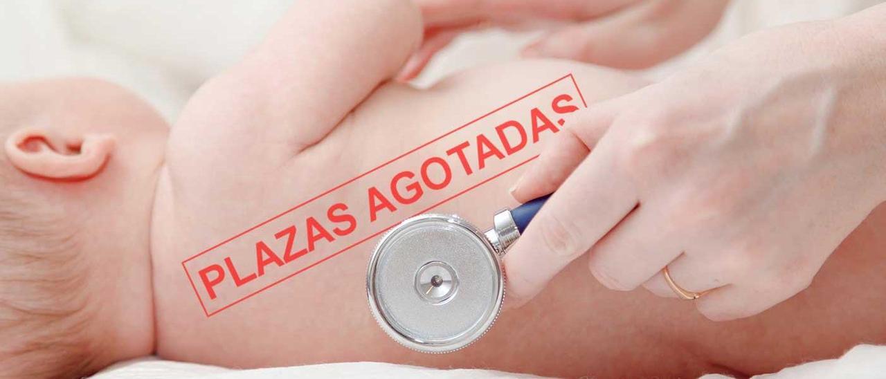 Los pediatras en Vigo, con el cupo lleno