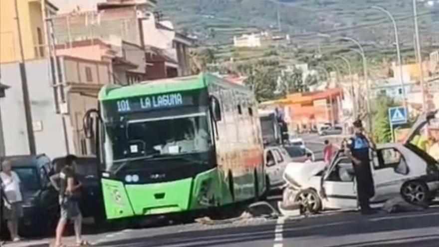 Accidente en el norte de Tenerife