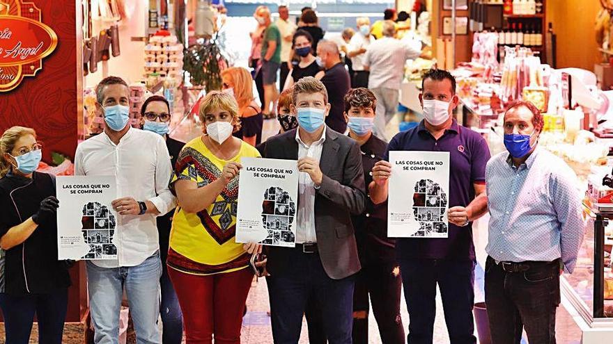 La campaña fue presentada ayer en el Mercado de Saavedra Fajardo con la presencia de autoridades y comerciantes.