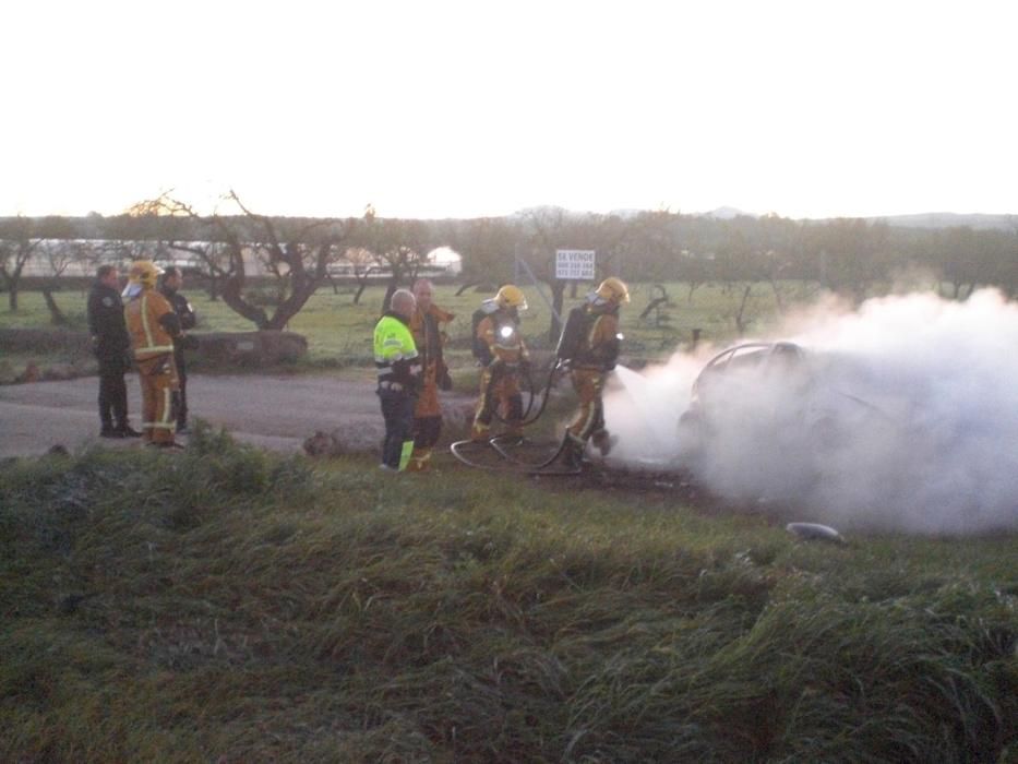 Accidente en la carretera vieja de Sineu