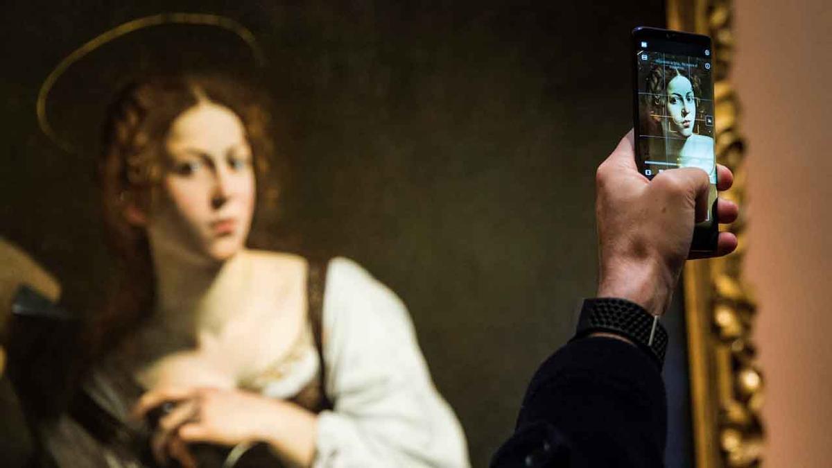el-thyssen-inaugura-la-obra-santa-catalina-de-caravaggio-tras-su-restauracin