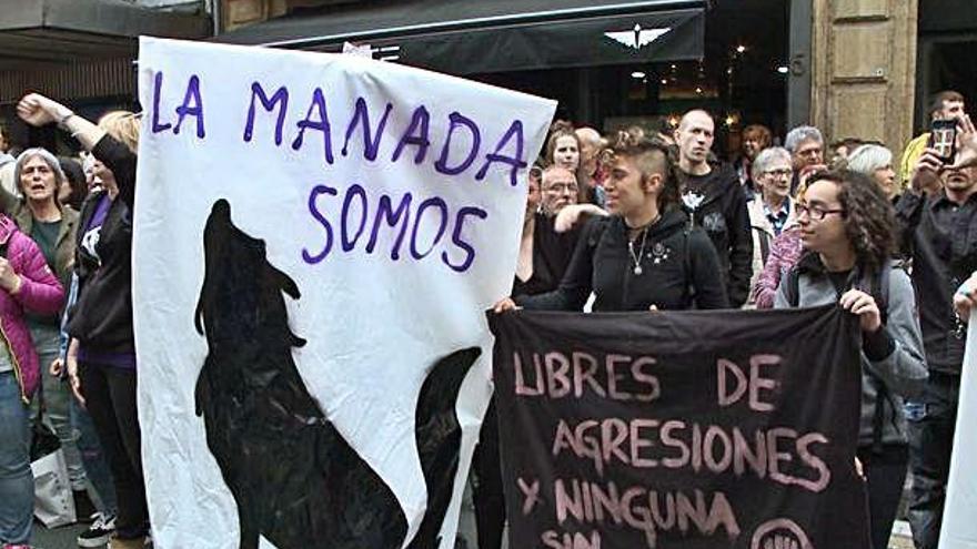 Protesta ahir a Bilbao contra els detinguts per presumpta violació