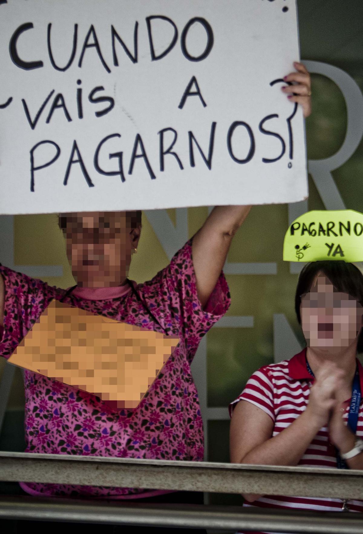Imagen de archivo de una protesta del sector