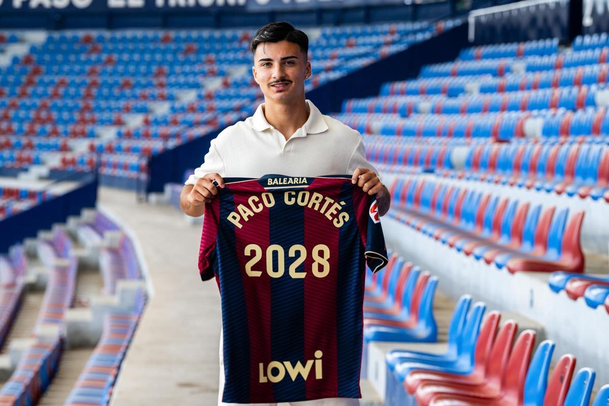Paco Cortés tras sellas su renovación hasta 2028.
