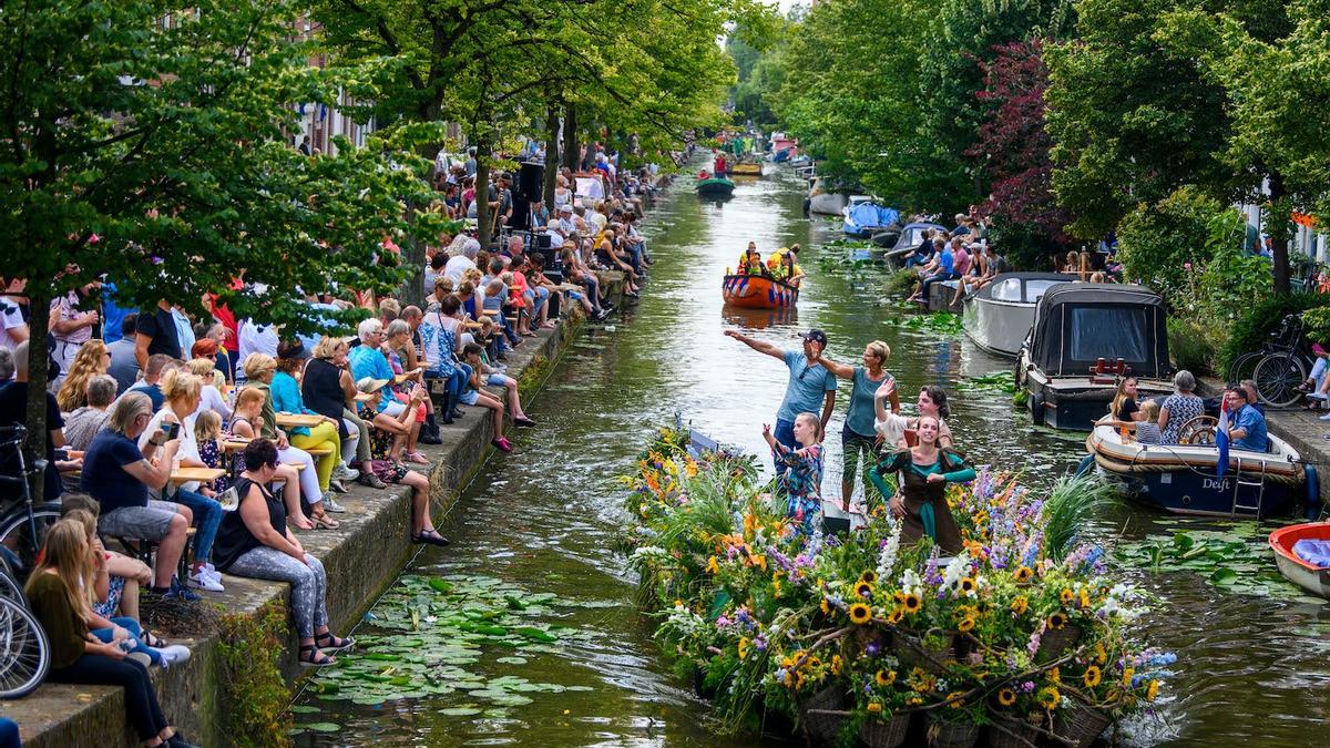 El cortejo de flores y frutas de los Países Bajos