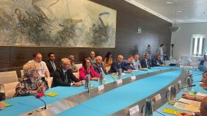 Madrid, 6 de julio de 2023.- Reunión de inauguración de la catedra Marruecos de la Universidad de Salamanca.