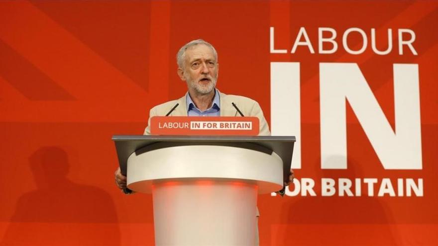 Corbyn llama a los laboristas a votar por la permanencia del Reino Unido en la UE
