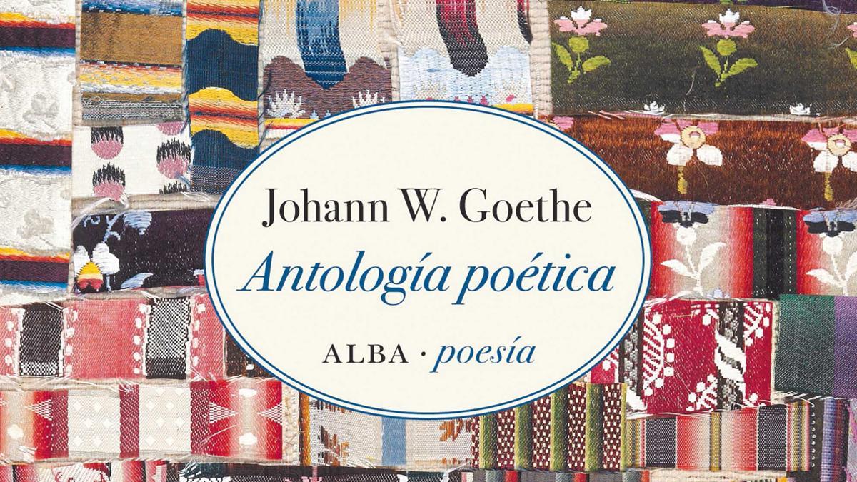 La portada de 'Antología poética' de Goethe