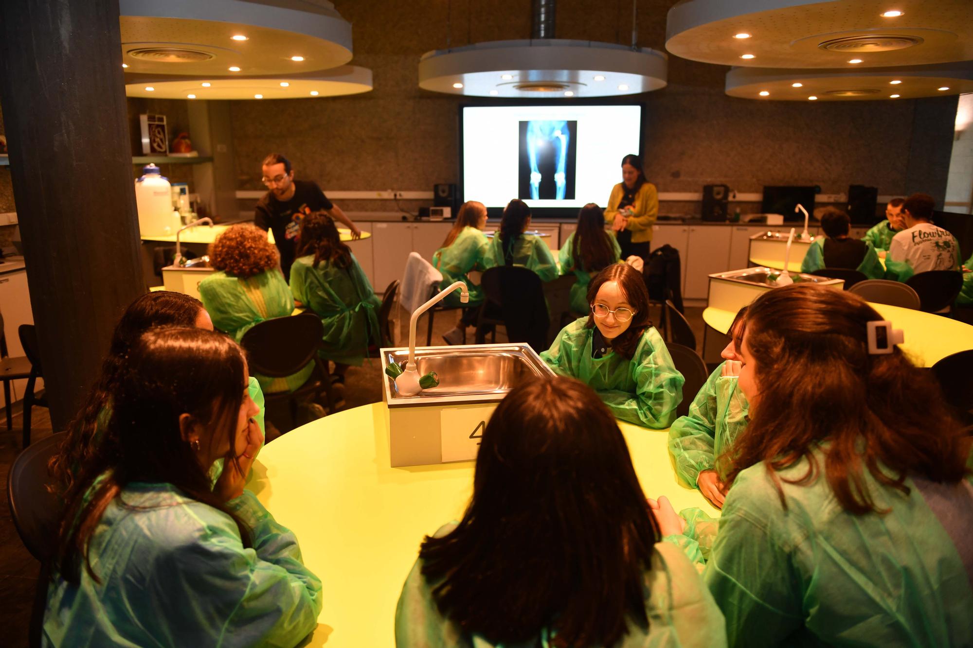 Jóvenes investigadores de A Coruña por un día
