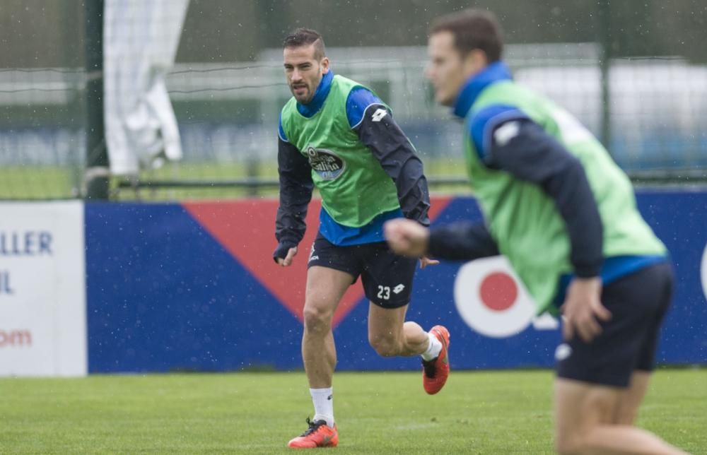 Arribas protagoniza la buena noticia del entrenamiento