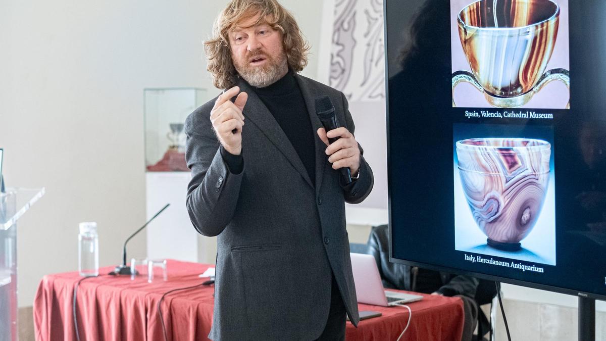 Dario del Bufalo, durante su exposición