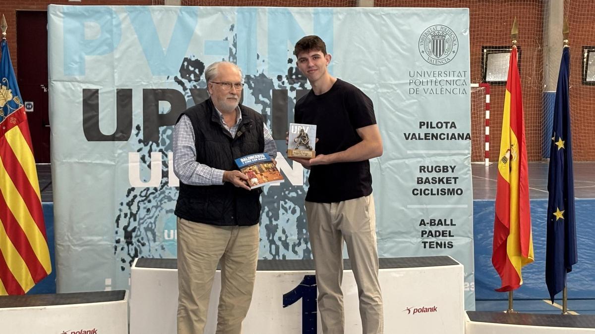 Sergio de Larrea, galardonado por la UPV