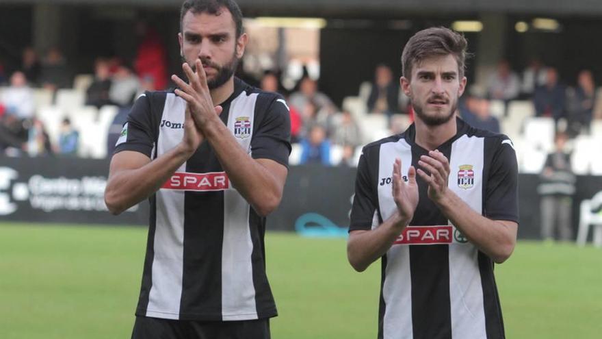 Quique Rivero junto a Gonzalo Verdú esta temporada.