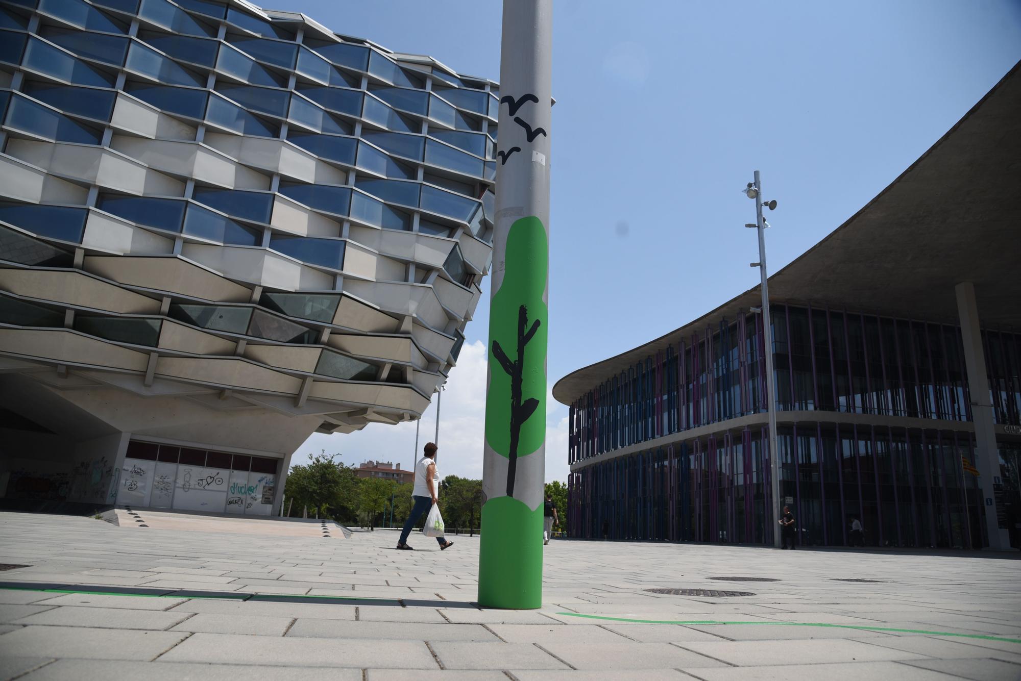 Así es el primer espacio de tránsito público sin humo de Zaragoza