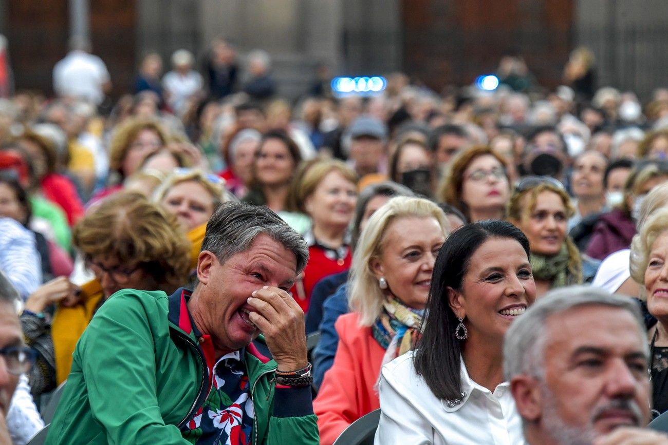 José Brito en el pregón de las Fiestas Fundacionales 2022 de Las Palmas de Gran Canaria