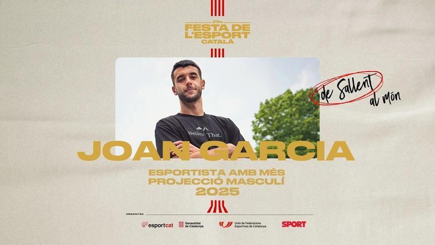 Joan García guanyador a esportista amb més projecció masculí 2025