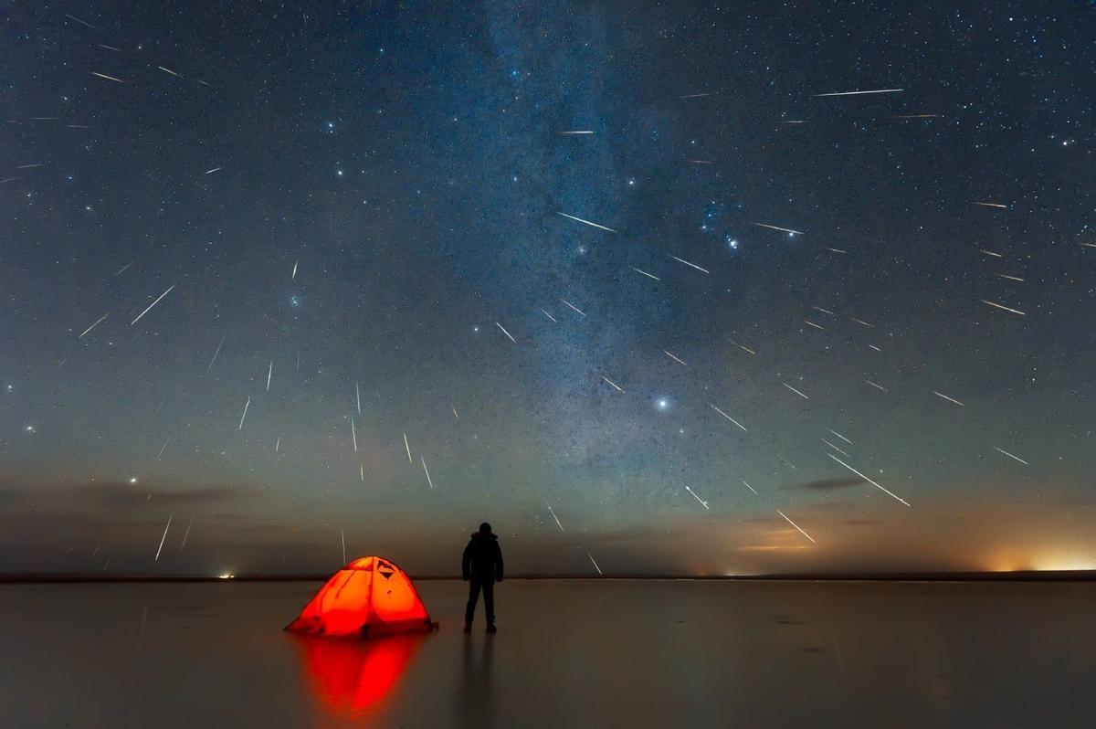 Lluvia de estrellas Gemínidas