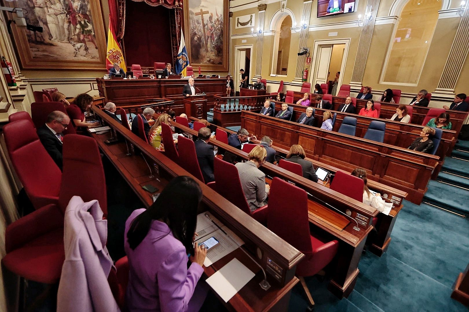 El pleno del Parlamento de Canarias celebra el debate final del proyecto de ley de presupuestos de la Comunidad Autónoma para 2023