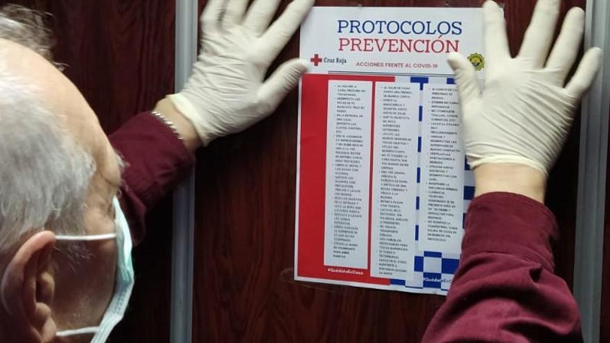 Prevención del coronavirus desde los ascensores de Crevillent