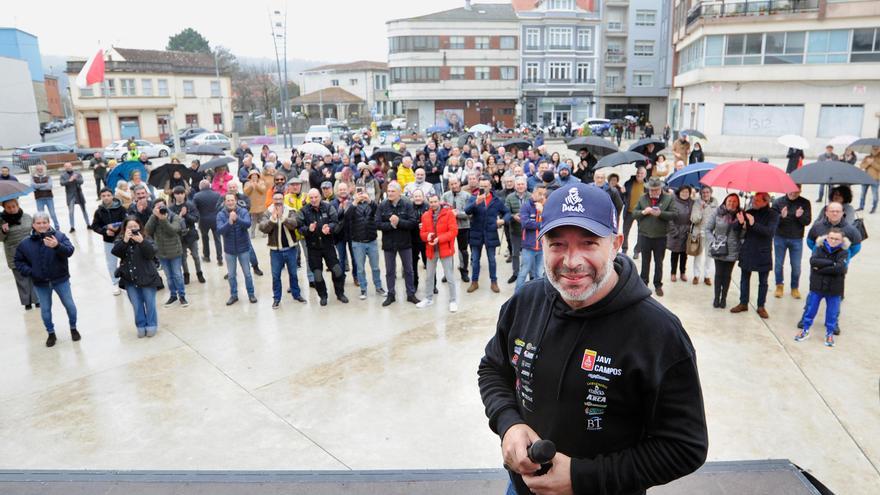 A Estrada recibe a Javier Campos, su héroe en el Dakar