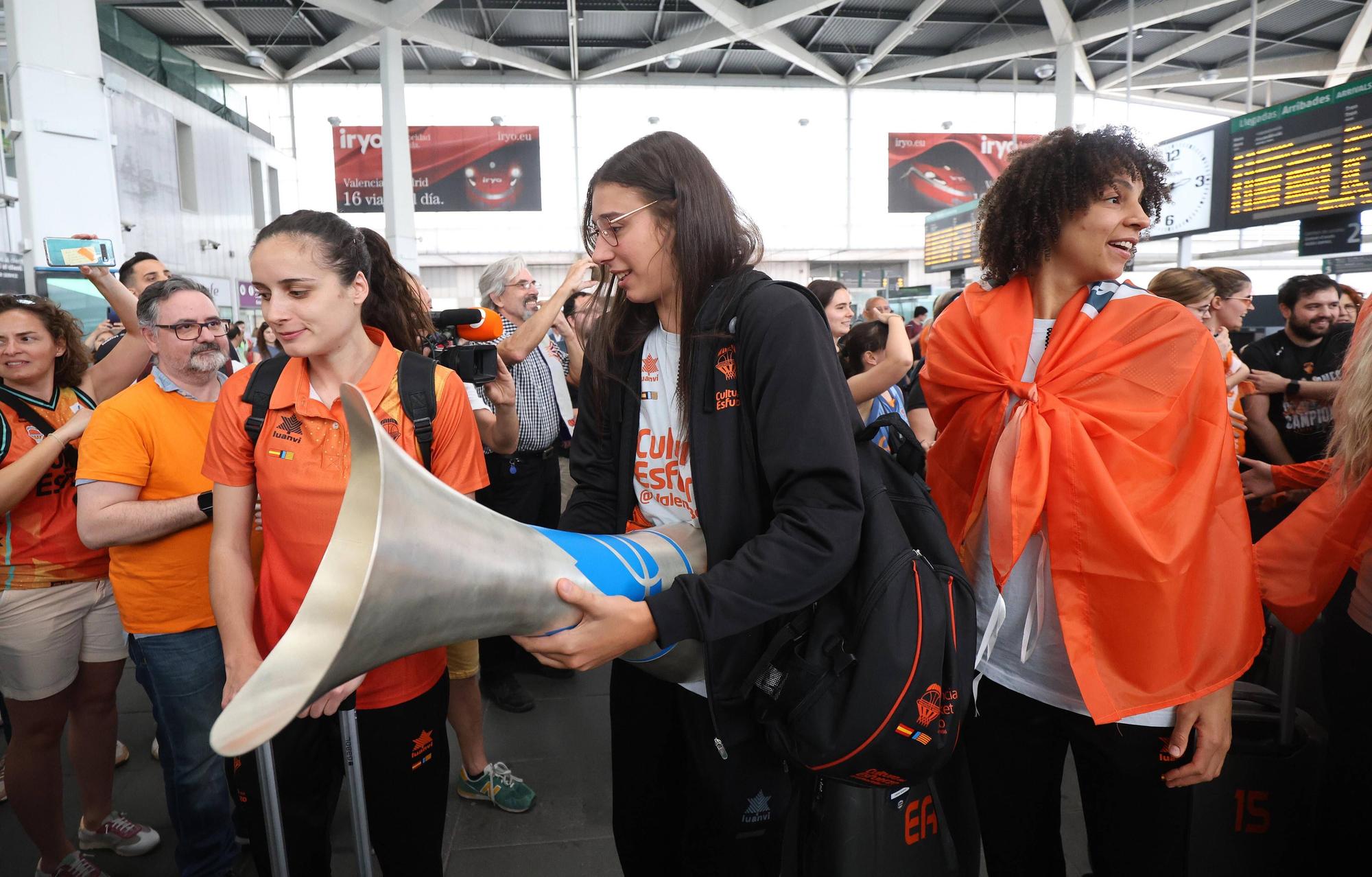 Así fue la llegada del Valencia Basket