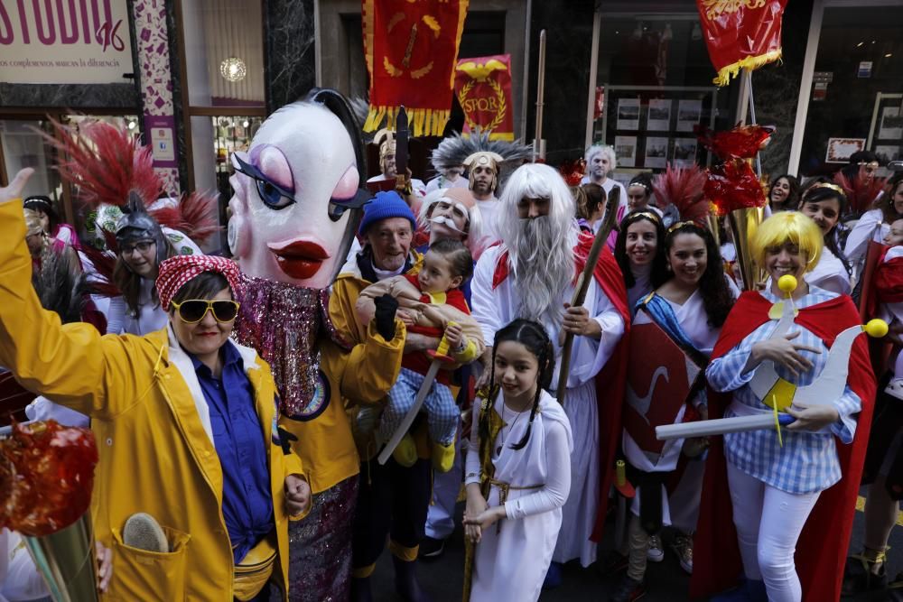 Desfile infantil en el Carnaval de Gijón