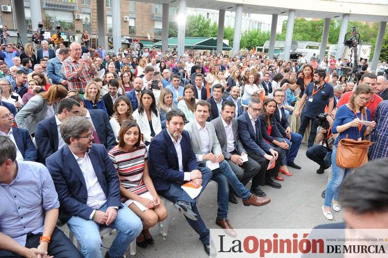 Albert Rivera, líder de Ciudadanos, en Murcia