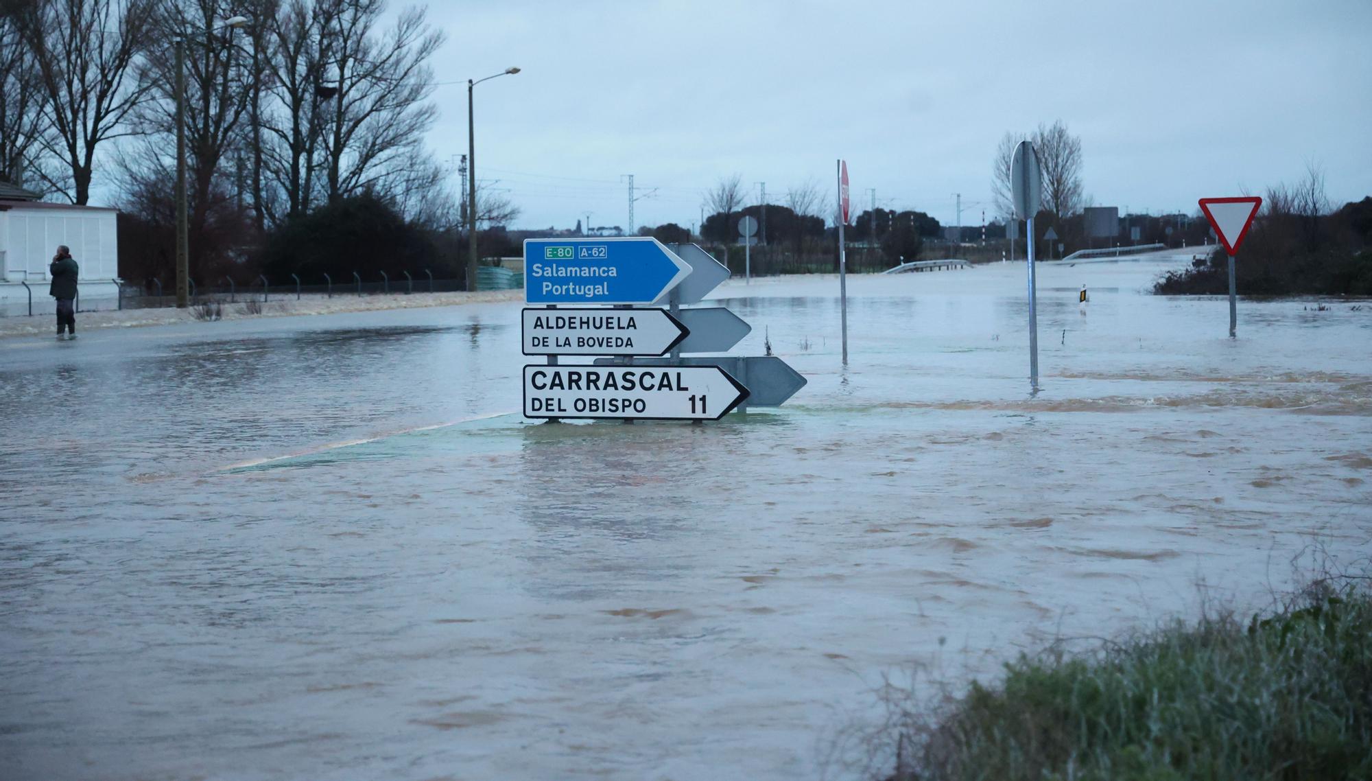 Las intensas lluvias ponen en jaque a Salamanca: varios rescates por inundaciones