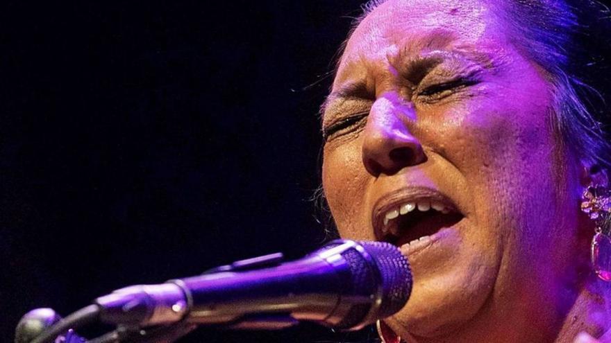 Amparo Heredia, ‘La Repompilla’, ganadora de la última Lámpara Minera