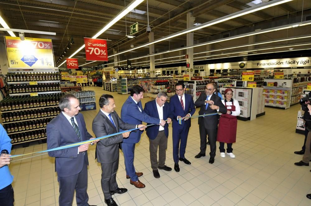 Inauguración del Carrefour de Mieres