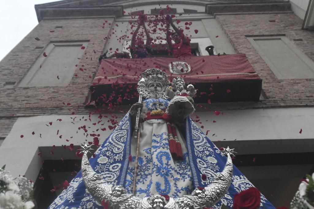 Romería de Murcia: primer tramo del recorrido de la Fuensanta