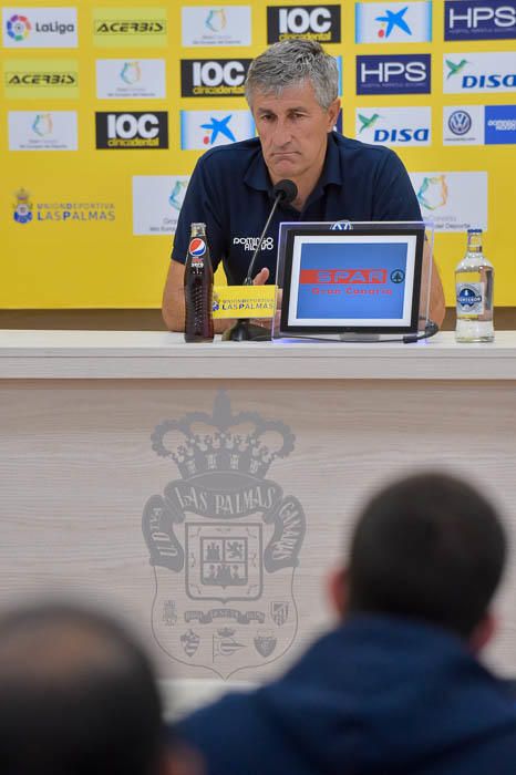 Quique Setién, entrenador de la Unión ...