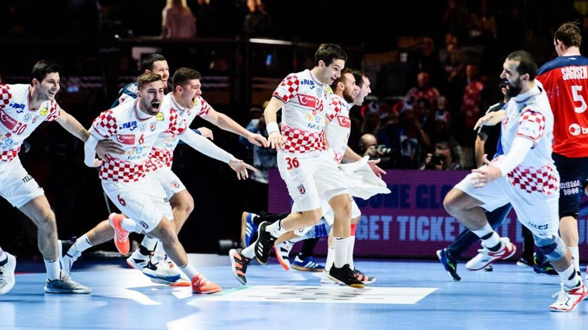 Croacia celebra su pase a la final del Europeo