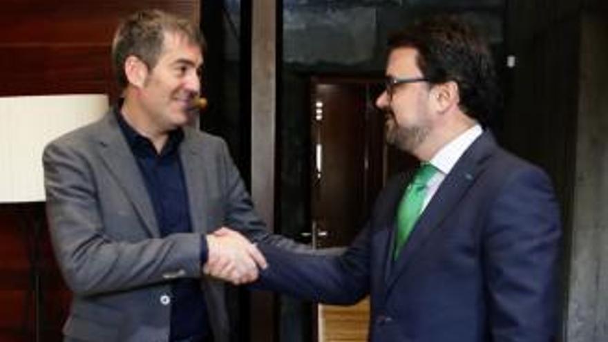 Fernando Clavijo y Asier Antona.