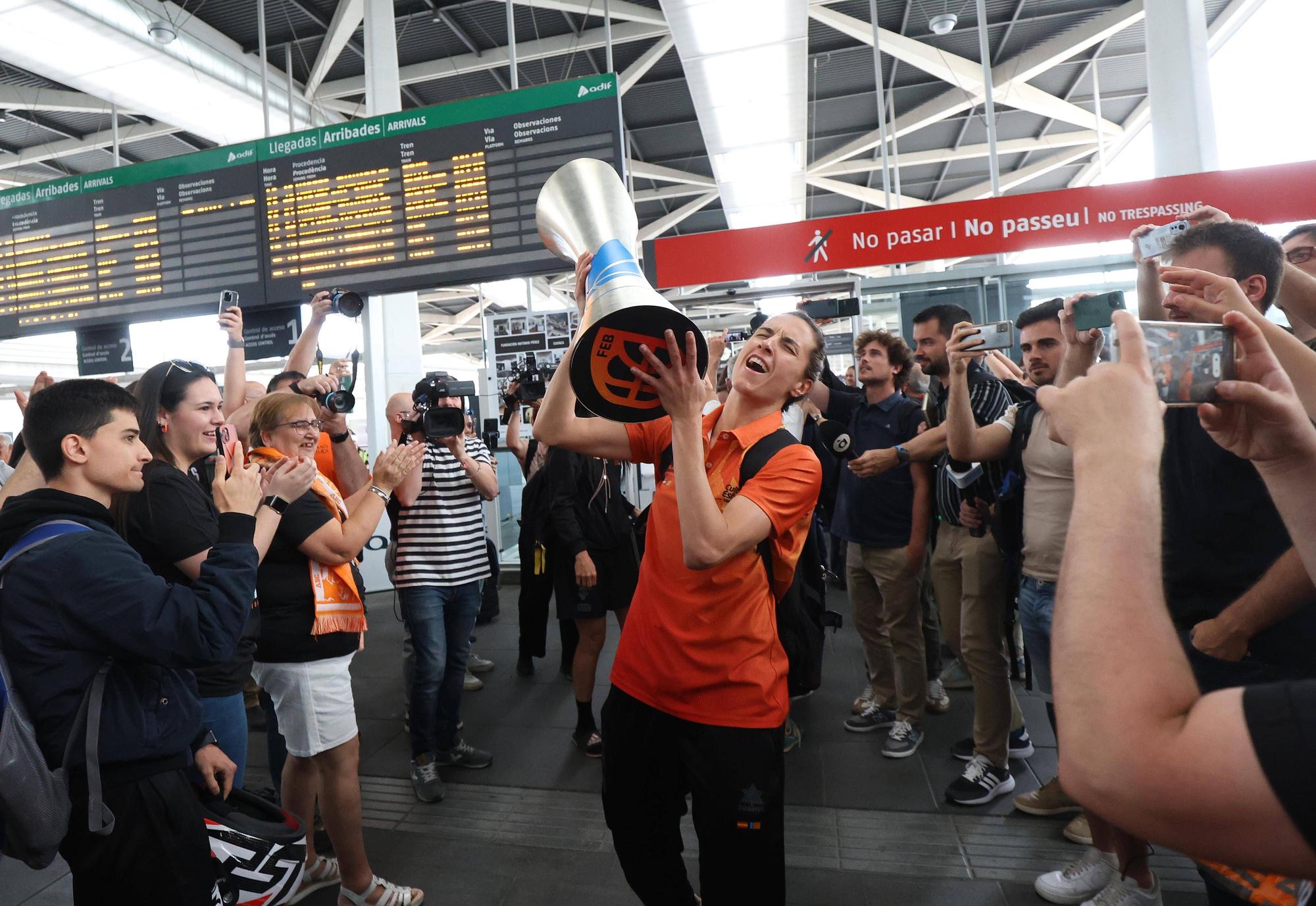 Así fue la llegada del Valencia Basket