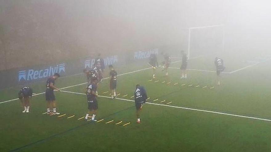 La niebla recibe al Celta en su vuelta al trabajo en Vigo