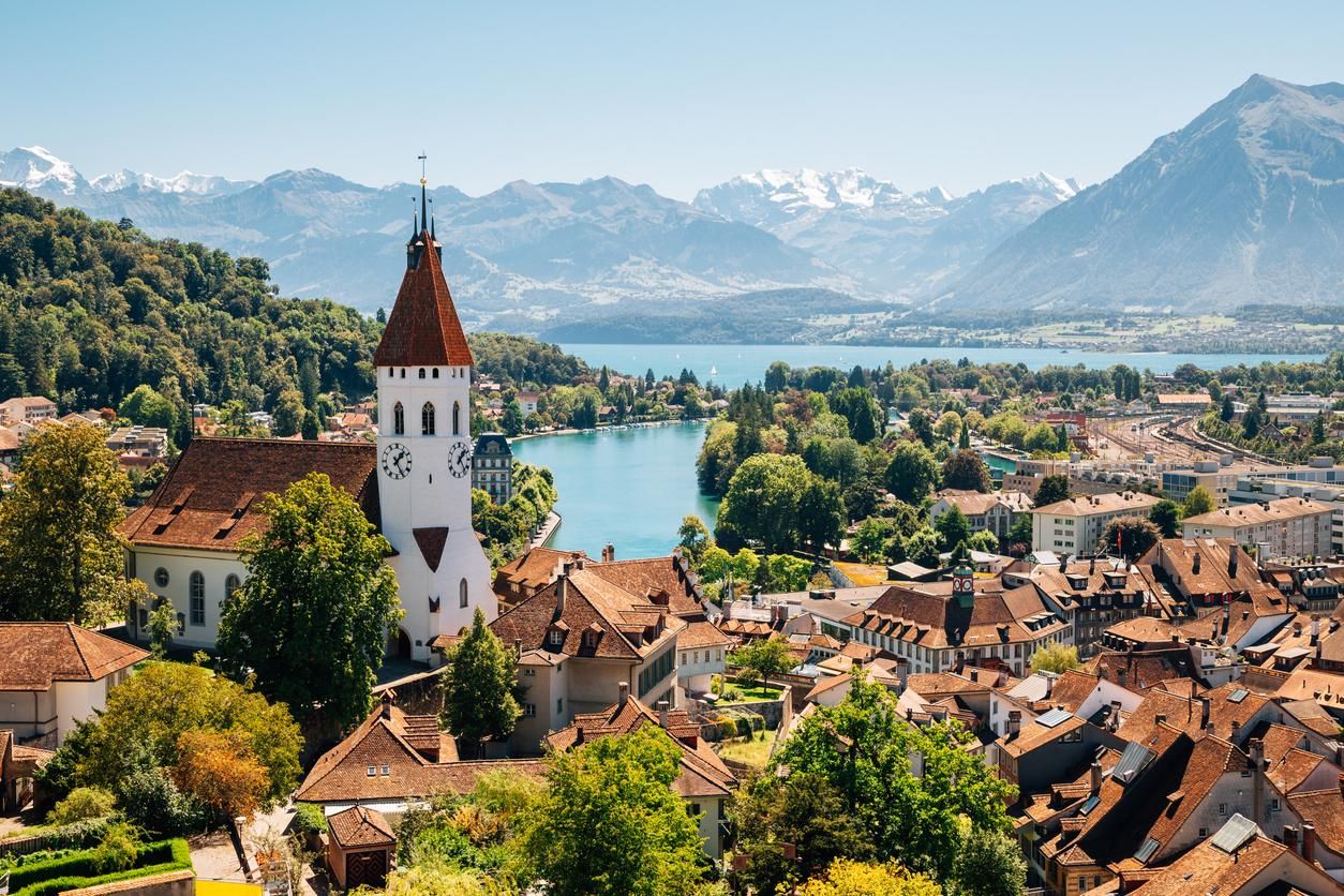 Ciudad de Berna en Suiza