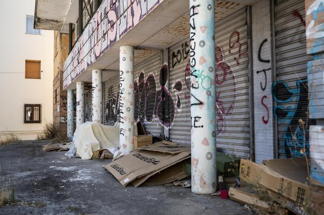 Estado del edificio de Reyes Huertas de Cáceres
