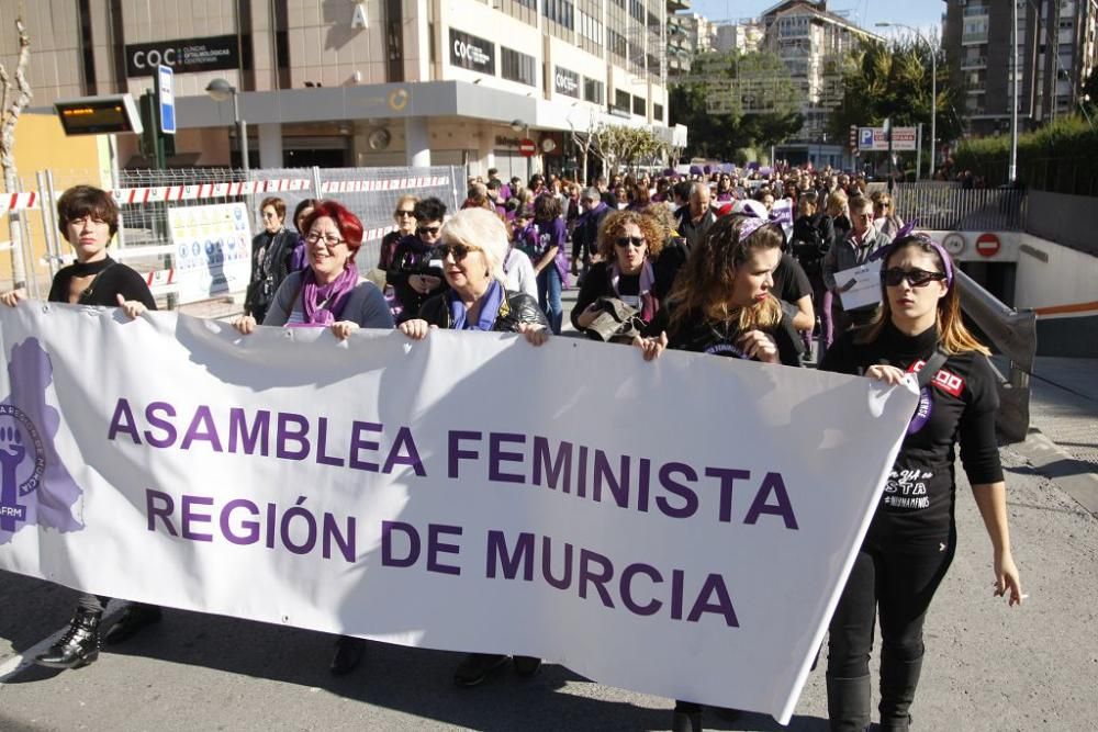 Manifestación en Murcia por el día contra la violencia de género