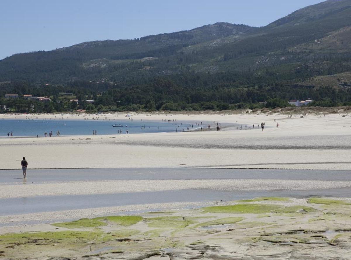 Playa de Aguieira, en Porto do Son