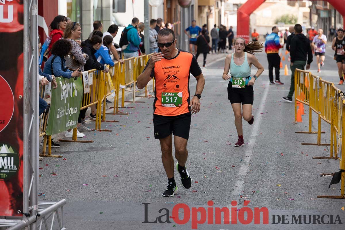 Carrera Popular Urbana y de la Mujer de Moratalla ‘La Villa, premio Marín Giménez (línea de meta)