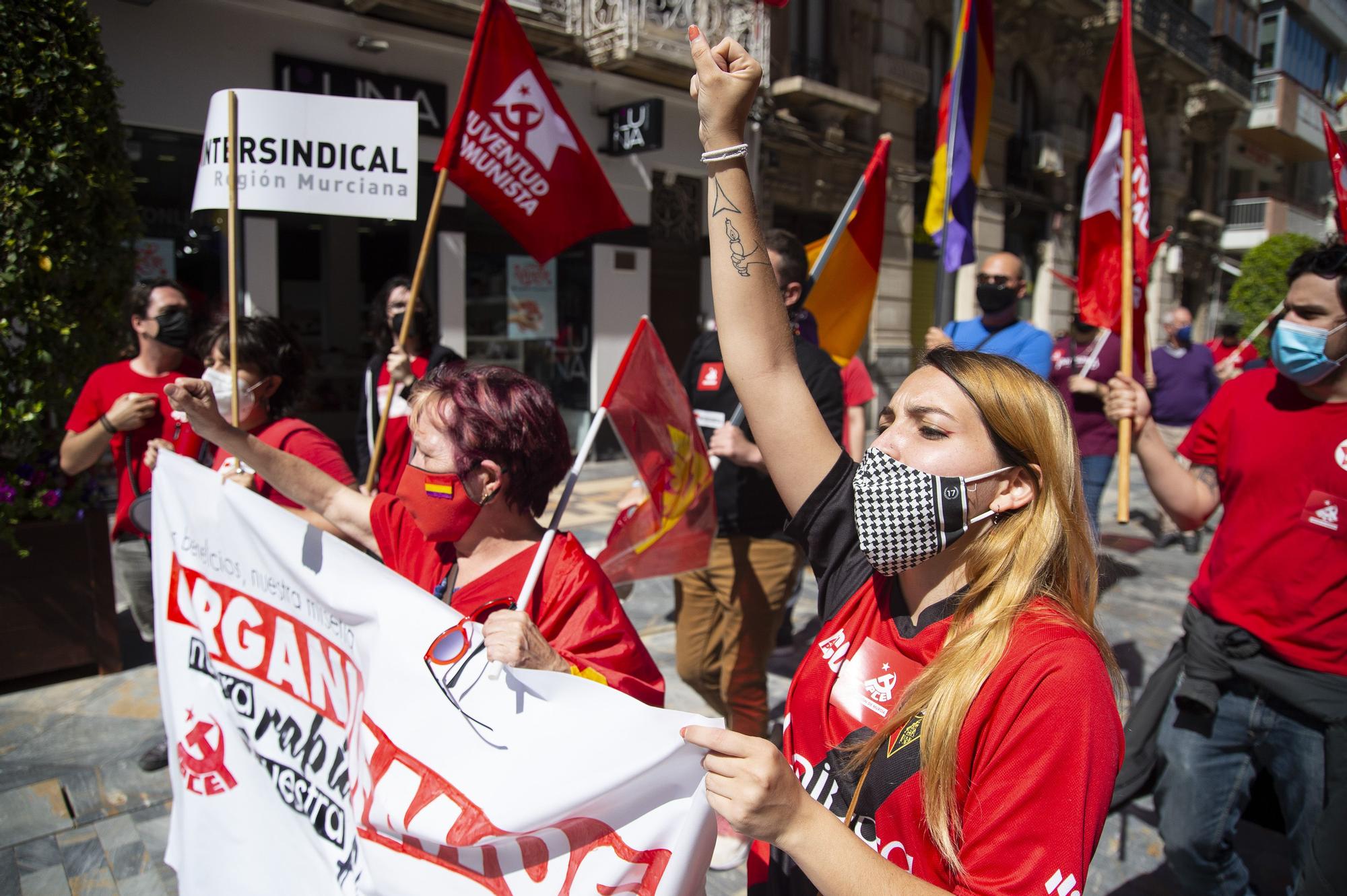 Manifestación del 1 de mayo en Cartagena