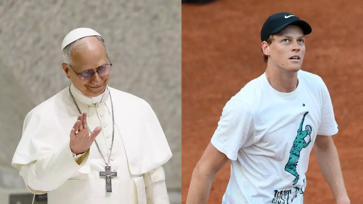 El nuevo Papa Le車n XIV, sobre un partido ben谷fico de tenis: "Mientras no traigas a Sinner..."